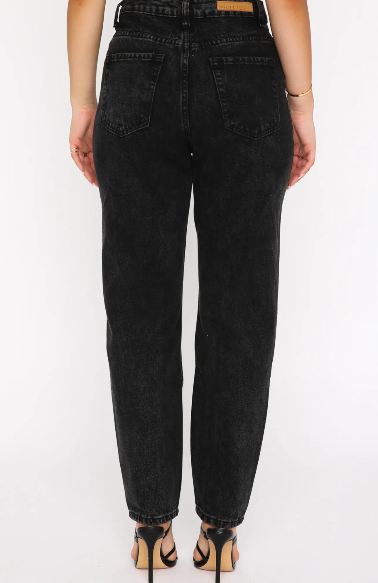 White Fox Boutique Rock Your Body Boyfriend Jeans Vintage black Cheap